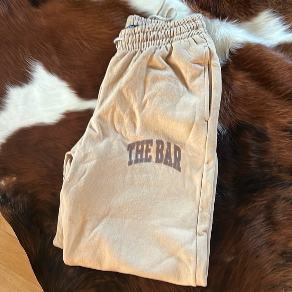The bar sweats